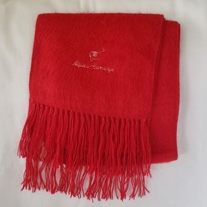 Red Alpaca Camargo Unisex Soft Scarf